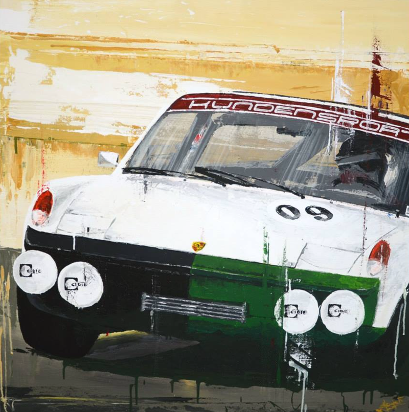 Illustration for article titled The most iconic race cars in history captured in beautiful paintings
